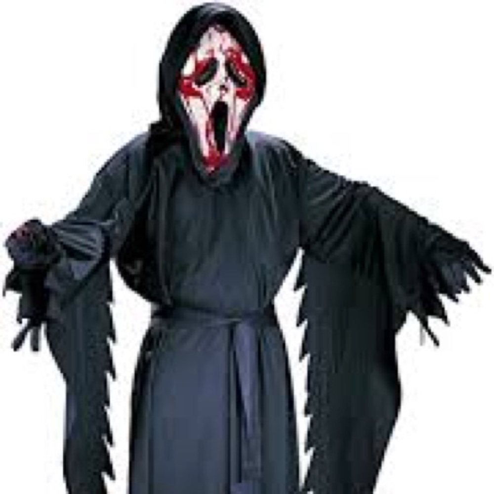 Halloween Costume Scream! Bleeding Ghost Face
